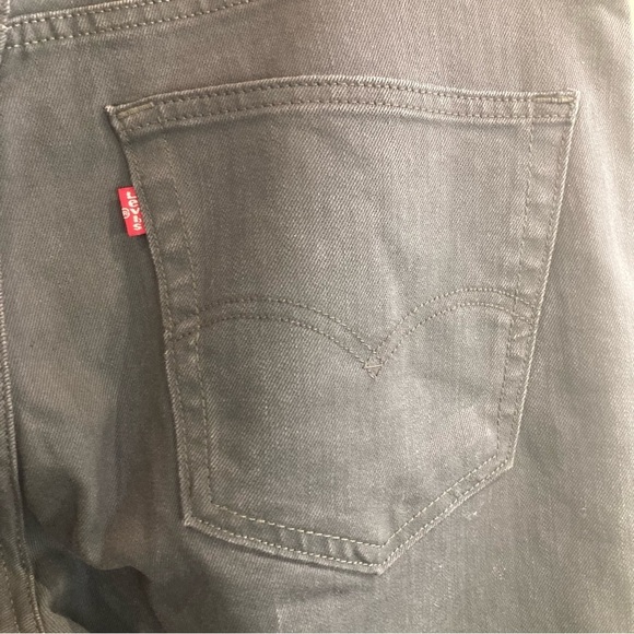 LEVI’S 541 Sz 36 x 32 Athletic Fit 100% Cotton Tapered Leg Jeans Steel Dark Grey - Picture 7 of 16